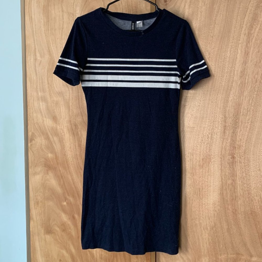 Navy Blue Bodycon Dress